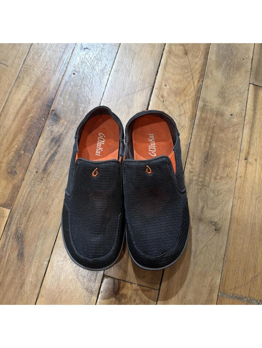 OluKai Kid's Black Boat-sho